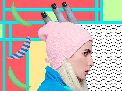 Fashion Collage art collage composition creative editorial paper style trendy