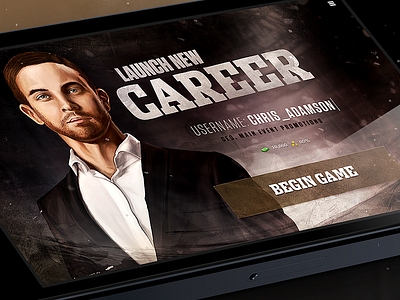 Main Event: Boxing Promoter 3d boxing cgi digital art digital painting game game design illustration ui ux