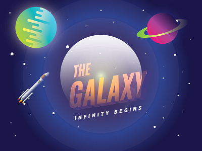 Galaxy adobephotoshop apptunix designs dribbblework galaxyshot solarsystem ui ux