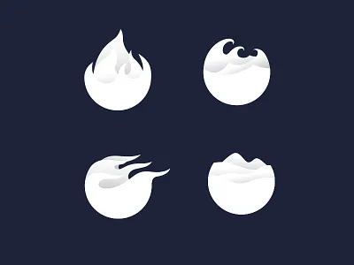 Element icons graphic design icon design ui design