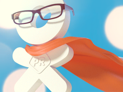 PR hero animation coat gif hero loop