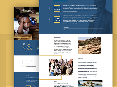 ☐ Foundation longpage children foundation gold longpage minimal somalia ui ux