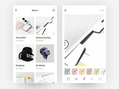 Photos application ui