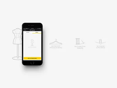 Cache Cache WeChat App 404 clothing icon iconography illustration line