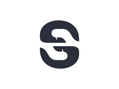 S Logo mark borrow give hand lend letter loan personal s simple spot take