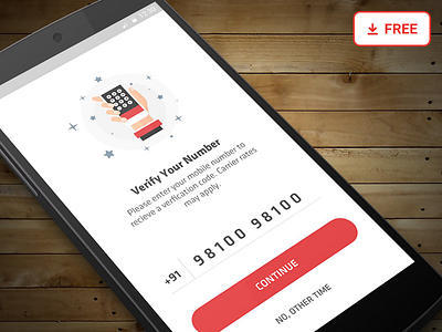 Mobile Verification app mobile app mobile verification otp register sign up ui ui design verification verify