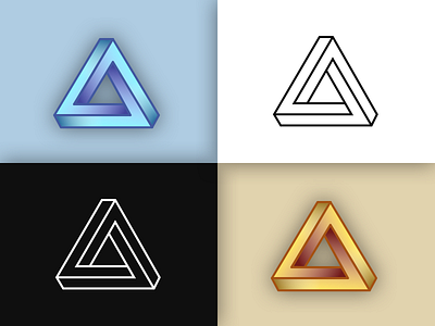 triangles :) sketch trickart