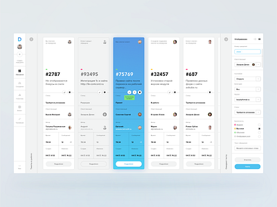 Deskman clean dashboard desktop flat fullscreen grid minimalism responsive sketch ui ux wip