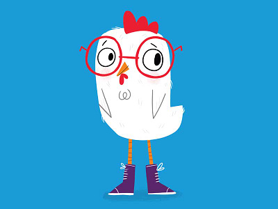 Chicken character design chicken illustration