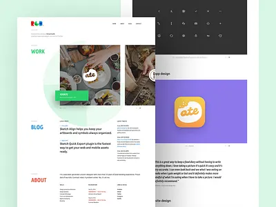RGB - blog portfolio rgb website
