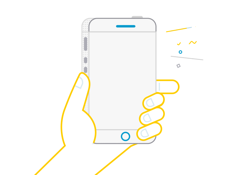 Pick up the phone! after animation cellphone design effects graphics hand mobile motion