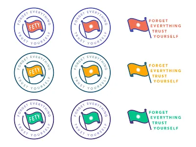 FETY Badge Logo v4 badge flag logo seal symbol