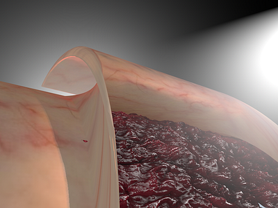 Peeling blood body c4d cinema4d injure nature pain peeling render scienece skin zombie