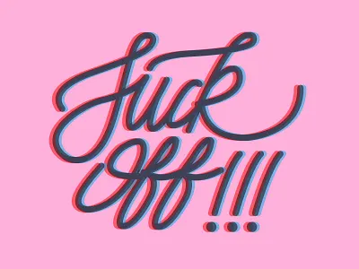 F*ck Off typography
