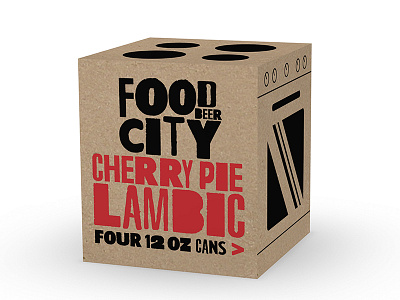 day #145 Cherry Lambic box beer box cherry pie lambic michagan oven packaging