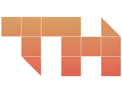 Logo concept blocks geometric geometry logo squares