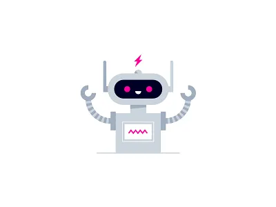 Chatbot illustration robot