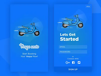 Daily Ui Challenge Day 001 app dailyui design flat icon illustration ui ux web
