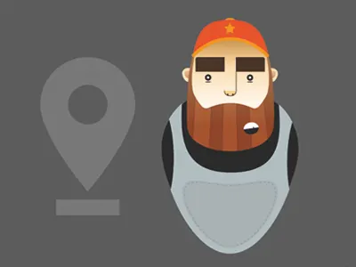 Farmer - Icon farm illustrator life nature work