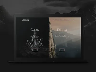 Bruno Paul dark mockup 3d dark fullscreen macbook mockup website
