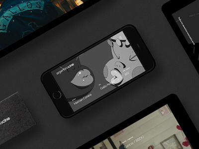 ArgentinaCine UI argentina black branding buenos aires digital identity mobile responsive ui ux website