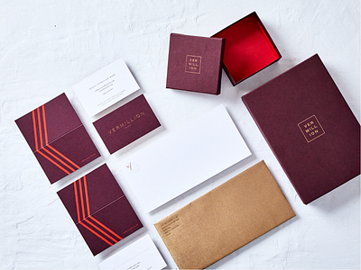 Vermillion Identity brand development identity packaging print