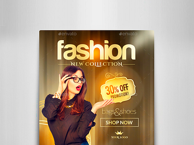 Fashion Banner Ads Vol.2 boutique chic elegant fashion fest glamour mode party promo sale sexy shop