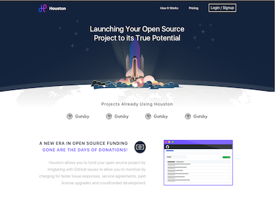 Houston Landing Page