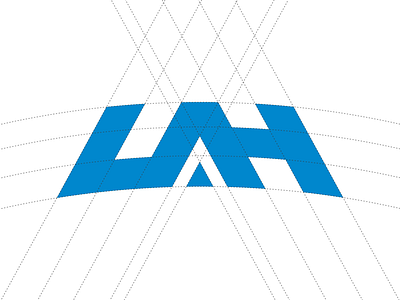 UAH Logo Update branding college design grid icon logo uah