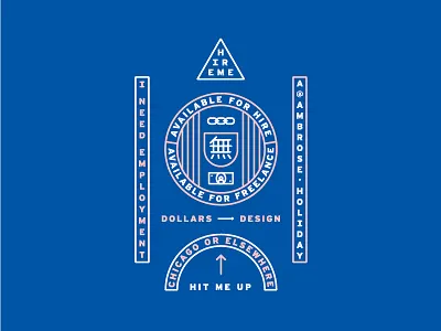 I'm Available! chicago design freelance hire work