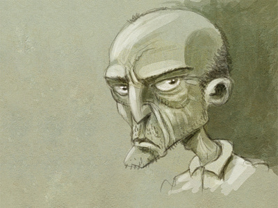 Green Portrait 1 digitalsketch drawing green sketch