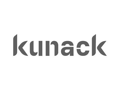 Rejected Kunack Wordmark branding custom logo logotype trademark typography word mark