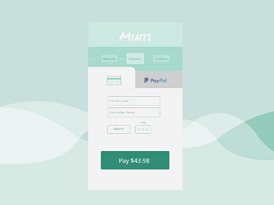 Card Payment 002 daily mint payment ui