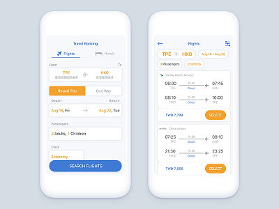 Daily UI #068 - Flight Search booking dailyui flight