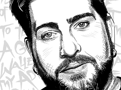 Big Jay Oakerson clip studio comedy face illustration portrait twitch