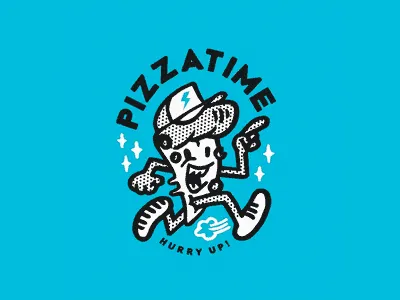 pizzatime drawing fresh illustration pizza sketch