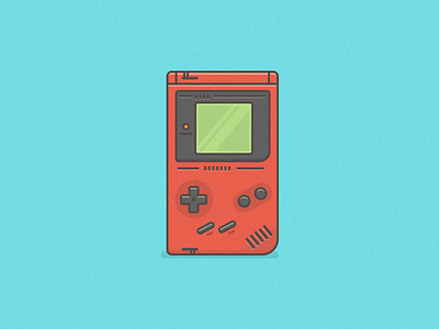 Gameboy design gameboy gaming icon illustration nes nintendo retro toy vector video game vintage