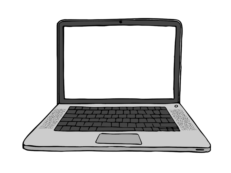 Hello World animation hello illustration mac macbook portfolio