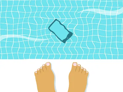 Disconnected disconected drawing foot france holidays illustration indonesia iphone paris pool