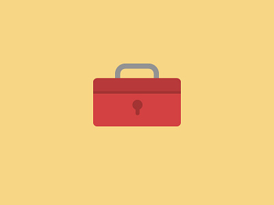 100 DAYS OF ICONS | DAY 73: GROWING TOOL BOX 100 days challenge climbing designer experience icon design red skills tool box tools ux tool box