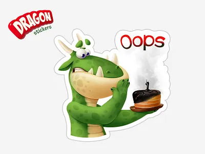 Dragon sticker (for ok.ru) dragon stickers