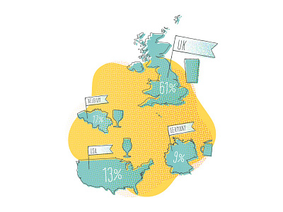 Beer survey illustration print