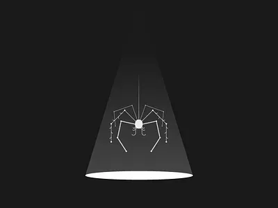 Dancing Spider black dancing gif illustrator spider white