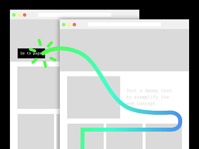 The Web Project - User Flows digital experience flow glossary illustration the web project user