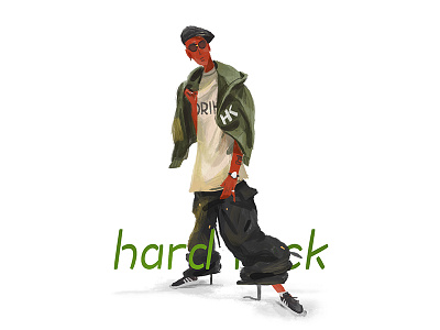 hard rack illustration