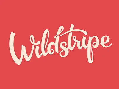 Wildstripe logo calligraphy identity lettering logo logo design logotype