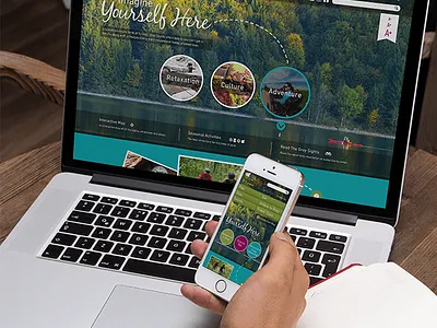 Visit Grey County Website adventure county experience grey icons ontario parallax rural tourism ux vacation website