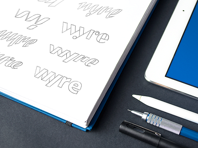 Wyre Wordmark Sketches