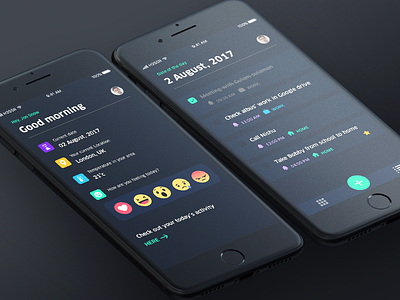 Todo_app exploration app dark interface ios list mobileapp schedule task tasks todo ui uidesign