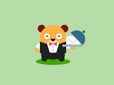 Reservation Email hamster mail mascotte reservation waiter